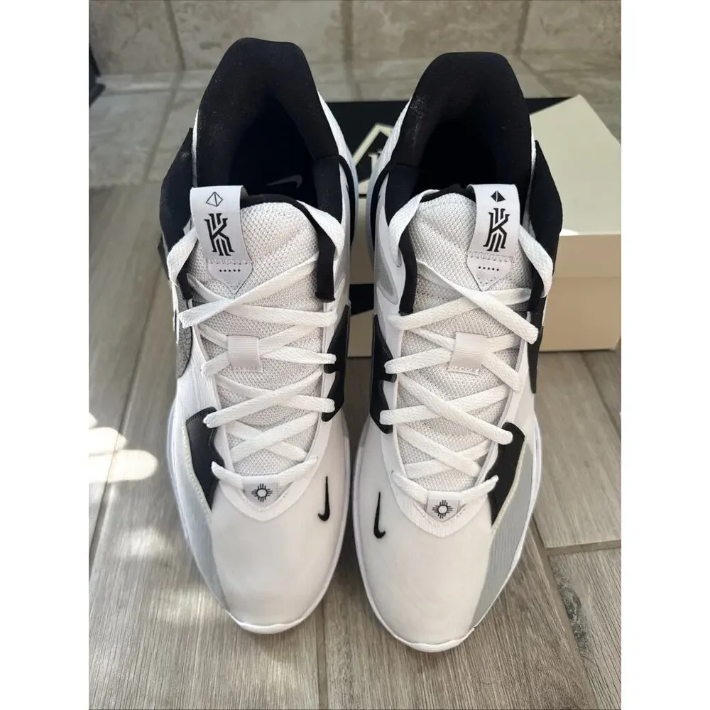 Size 13.5 - Nike Kyrie Low 5 TB Promo White Black DX6651-100 OG Box Hoop Shoe